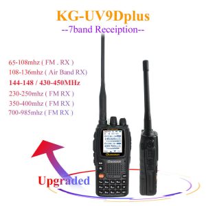 Wouxun KG-UV9D plus Two Way Radio Cross Section Transfer 7 Section Receive Color Screen Walkie Talkie