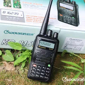 Wouxun KG-816 IP55 Waterproof VHF/UHF Call Ring Voice Guide Distant Alarm VOX SOS Flashlight Two Way Radio