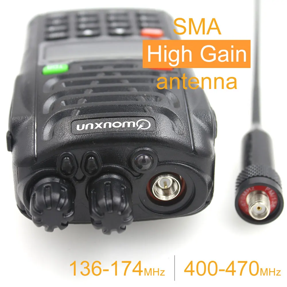 WOUXUN KG-UVD1P Dual Band Two Way Radio with 1700mAh Battery FM Transceiver Walkie Talkie UHF VHF HAM Radio - Image 3