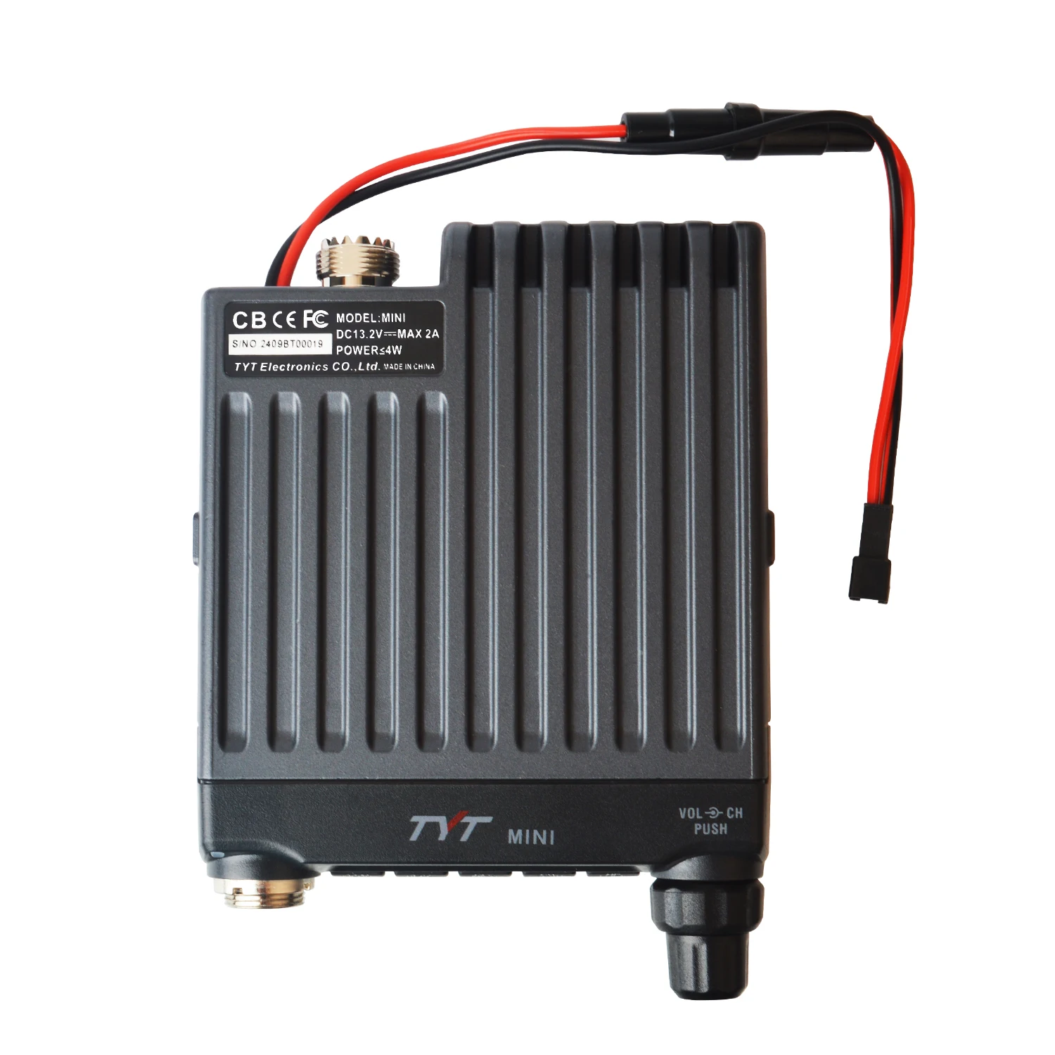 11 Meters Radio TYT European CB Mini Walkie Talkie FM/AM Citizen Band 4W 40Channels 27MHz Mobile Transceiver - Image 2