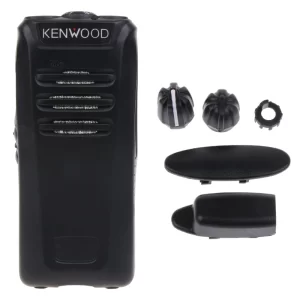 Cangkang Penutup Panel Depan + Kit Refurb Kenop Kompatibel untuk Aksesori Radio Walkie-talkie Kenwood NX340 NX240
