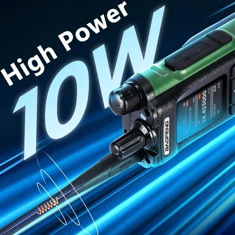 Baofeng UV-32 Walkie Talkie 10W GPS Bluetooth Programming Wireless Copy Frequency Multi Band USB-C FM AM Ham Radio Updated UV25M - Image 3