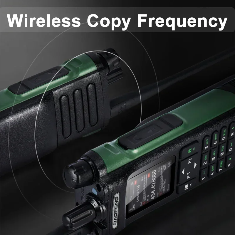 Baofeng UV-32 Walkie Talkie 10W GPS Bluetooth Programming Wireless Copy Frequency Multi Band USB-C FM AM Ham Radio Updated UV25M - Image 4