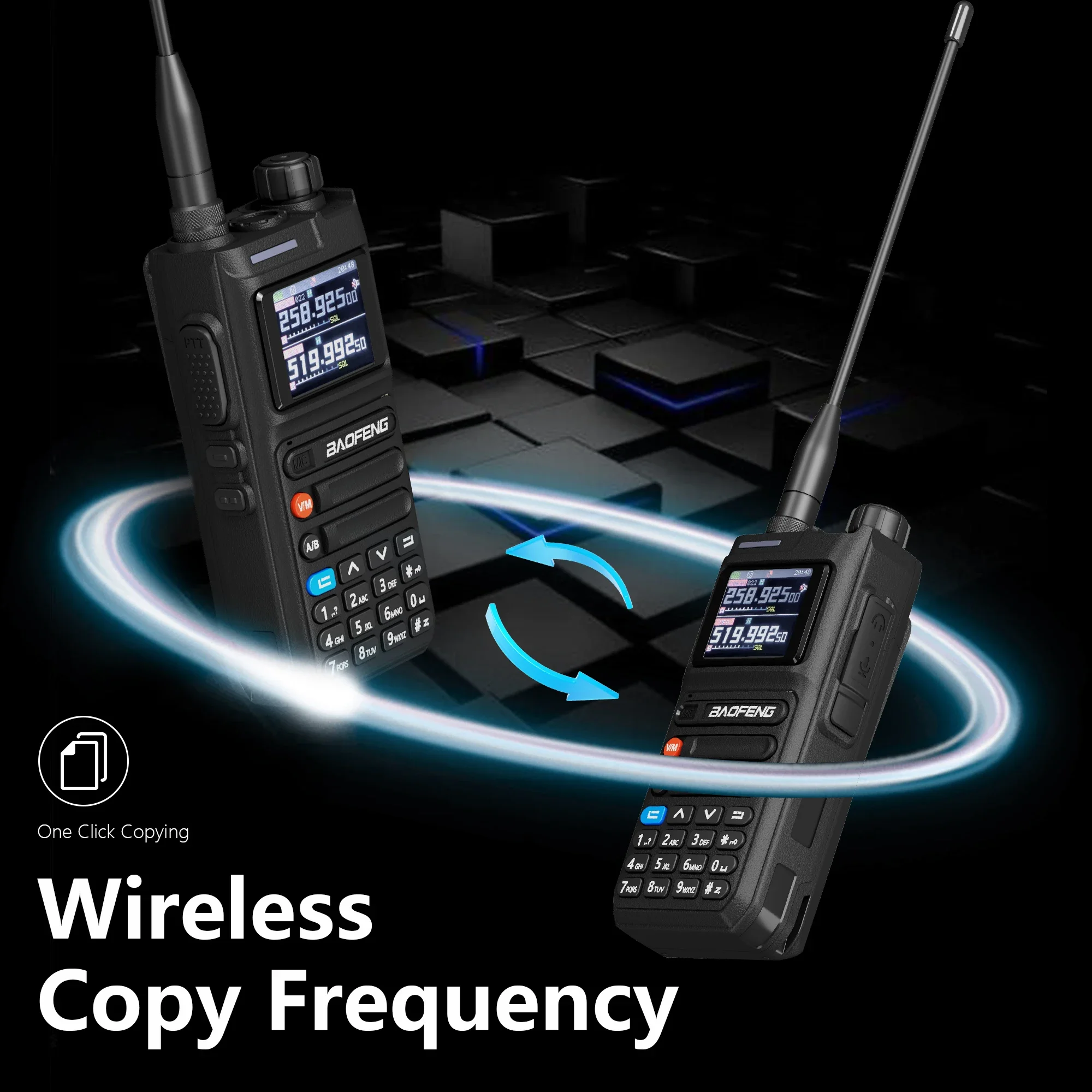 Baofeng UV-26 GPS Walkie Talkie Multi Band Phone APP Wireless Programming Recording 10W Type-C AM FM Long Range Ham Two Way Radio - Image 6