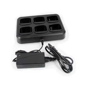 KSC-356 6-Unit Multi-Charger For Kenwood KNB-45L NX240 NX340 TK2000 TK2402 TK3400 TK-2212L TK3207 TKU100 TK3402 Two Way Radios