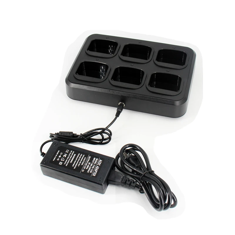 KSC-356 6-Unit Multi-Charger For Kenwood KNB-45L NX240 NX340 TK2000 TK2402 TK3400 TK-2212L TK3207 TKU100 TK3402 Two Way Radios - Image 3
