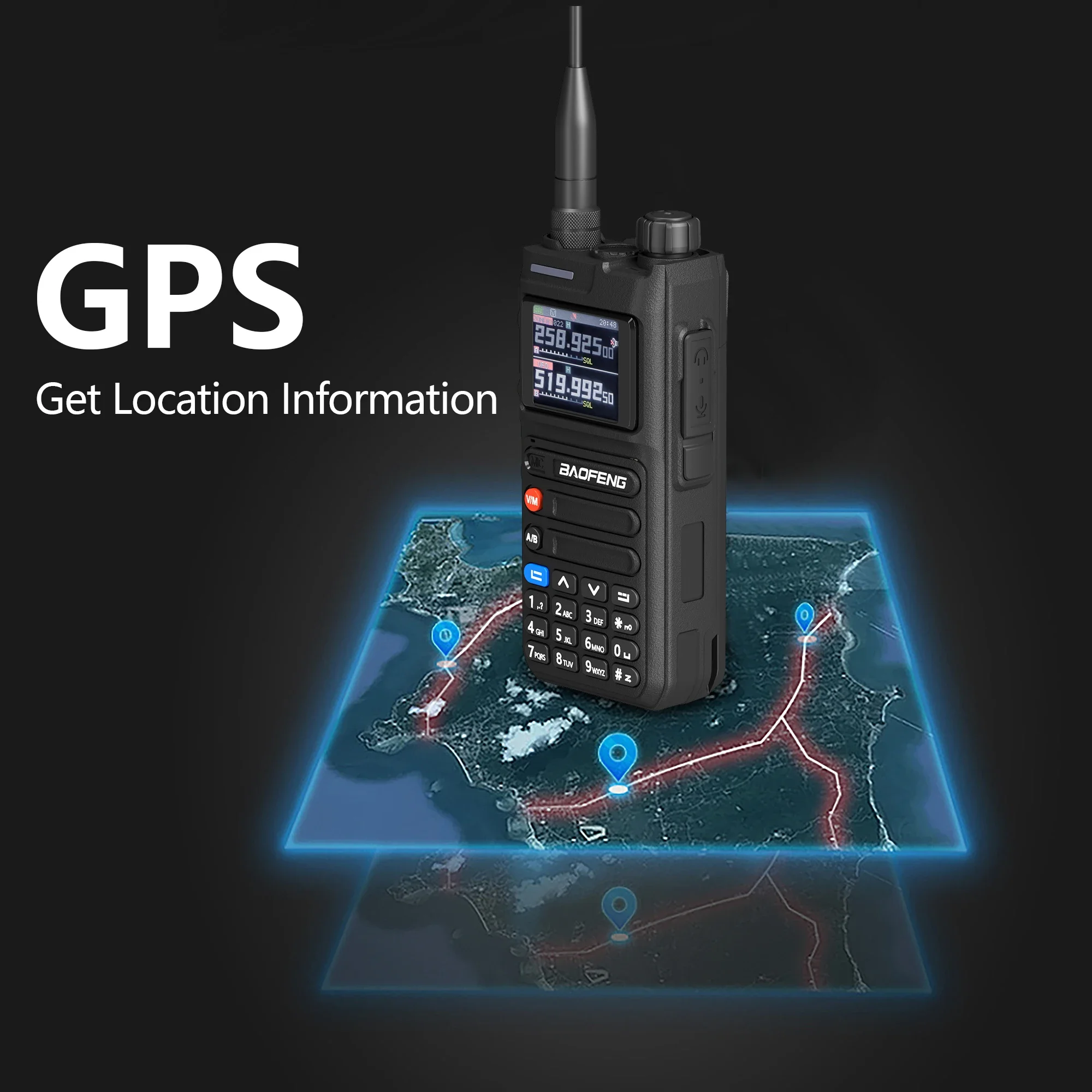 Baofeng UV-26 GPS Walkie Talkie Multi Band Phone APP Wireless Programming Recording 10W Type-C AM FM Long Range Ham Two Way Radio - Image 4