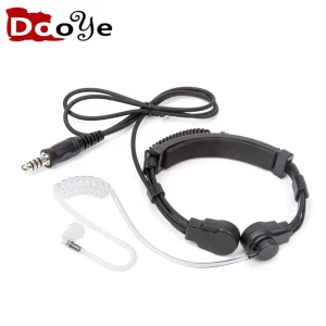 7.1mm For Walkie Talkie Radio Telescopic Tactical Throat Vibration Mic Headphone Headset Accessories