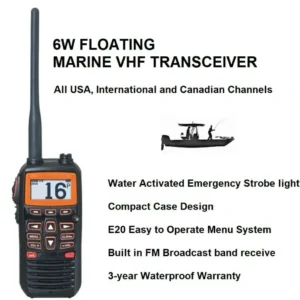Standard Horizon HX210 HX210E Walkie Talkie VHF Marine Maritime Floating Handheld Radio YAESU IPX7 Waterproof Transceiver