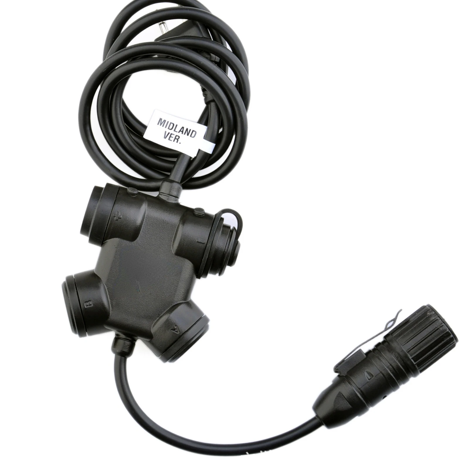 U94 Double PTT Key Cable Plug Adapter for Kenwood Yaesu Motorola ICOM HAM Two Way Radio Tactical Earpiece Headphone - Image 2