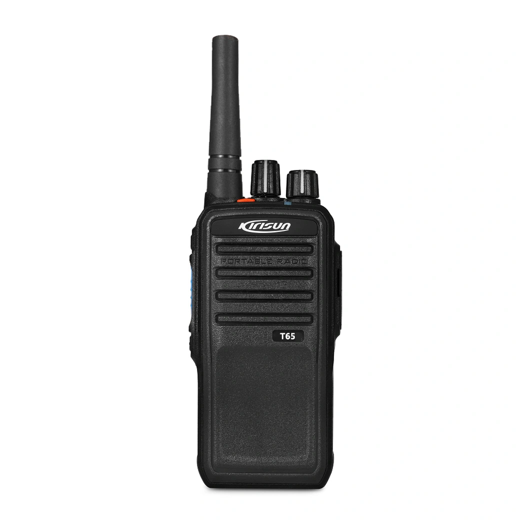 Kirisun T65 4G POC Public Network Walkie Talkie Portable GPS Two-Way Radio with Long Range 100km Sim Card Handheld Radio