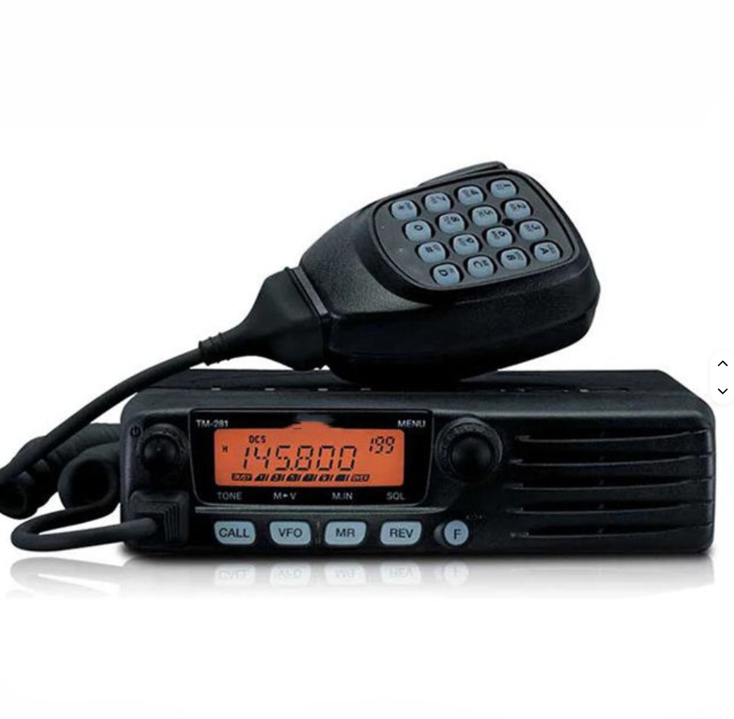 65W Base Kenwood TM-481A Mobile Car Two Way for FM Transceiver 2500-3000mAh Battery 0-50km Range VHF/UHF Walkie-Talkie