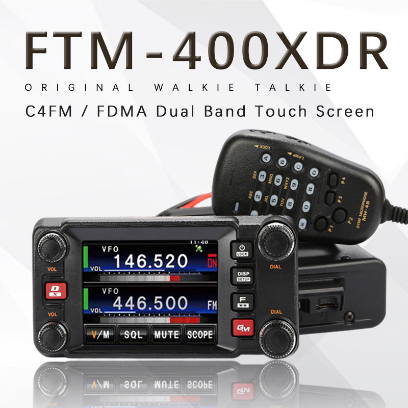 Wholesale Lastest Yaesu FTM-400XDR Low Price C4FM / FDMA Dual-Band Touch Screen Digital Car Radio Transceiver
