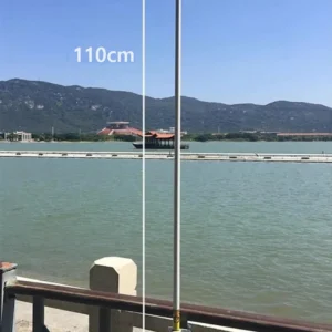 AIS VHF 156MHz Marine Antenna Omni Glass Fiber 156-163M with 10m & 3m Cables for Fishing Boats