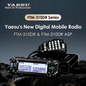 Yaesu FTM-310DR ASP UV Dual Band Digital Mobile Radio - C4FM/FM 144/430MHz 55/50W with GPS